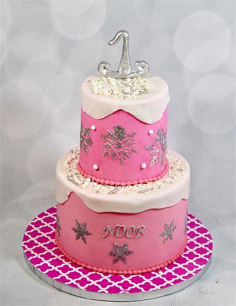 Pink Winter Wonderland - CakeCentral.com