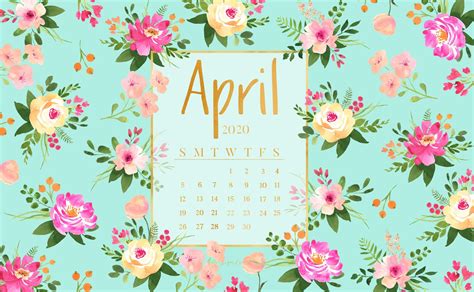 April Calendar Wallpaper 2023