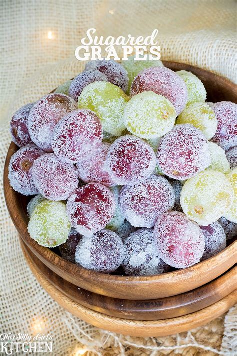 Sugared Grapes - This Silly Girl's Kitchen