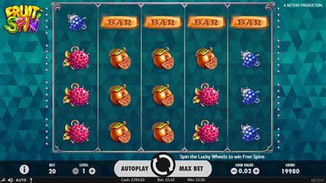 Fruit Spin Slot (NetEnt) Review 2024 & Demo Game