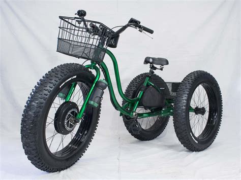 Electric Fat Tire Trike Adult Tricycle | Tricycle bike, Trike bicycle, Fat tire bikes