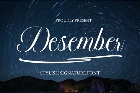 December Font by gunaloe12 · Creative Fabrica