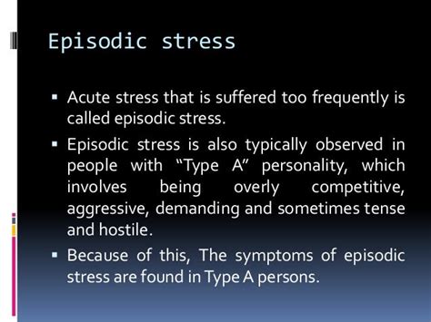 Stress and its management