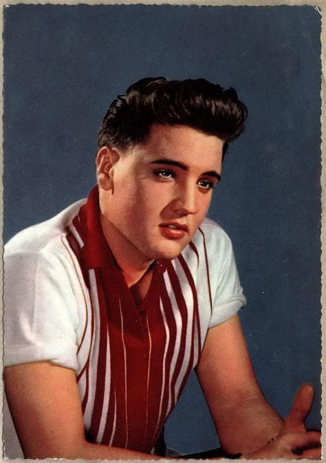 Elvis Presley, late 1950s postcard : r/OldSchoolCool