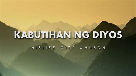 Kabutihan ng Diyos (Goodness of God) (Live) - HisLife City Church ...