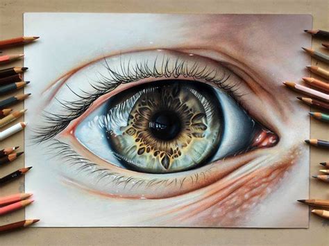 Realistic Eyes Pencil Drawing How To Sketch Realistic Eyes Using ...