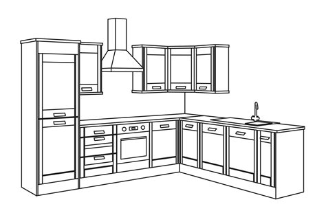 How To Draw A Kitchen Layout - Design Talk