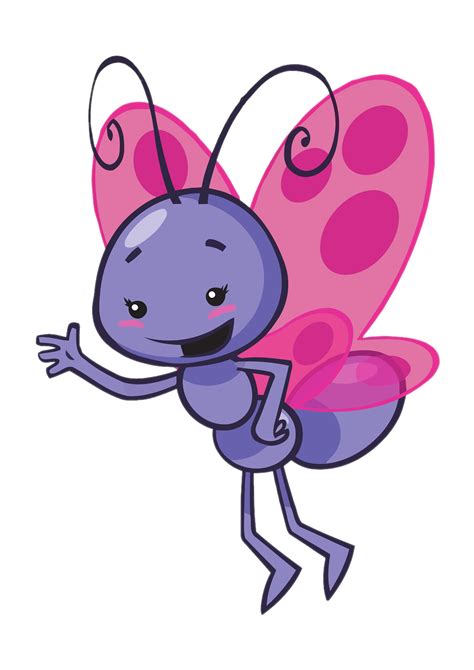 Lil Butterfly Waving transparent PNG - StickPNG