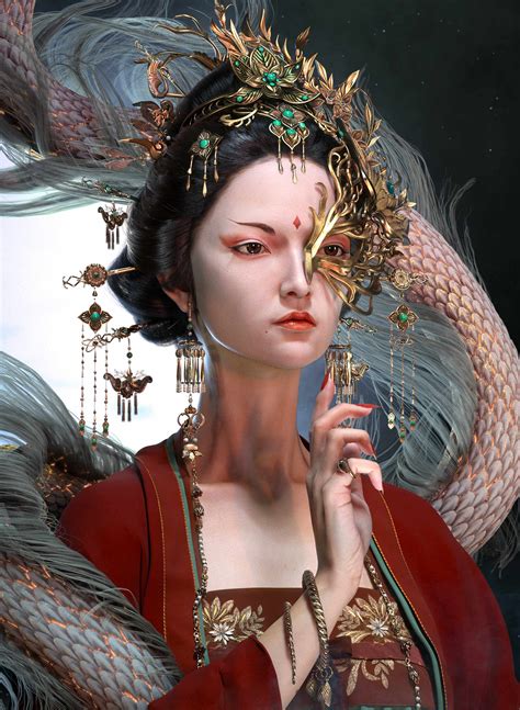 Chinese Queen - ZBrushCentral