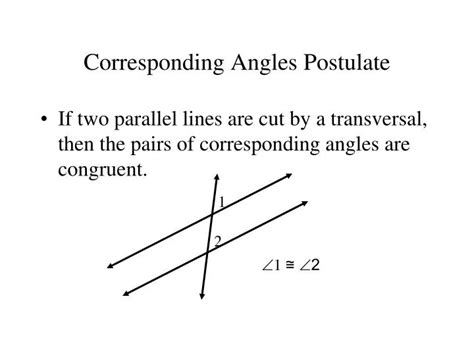 Corresponding Angle Postulate | enveng.uowm.gr