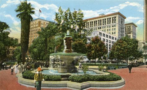 History, Los Angeles County: Pershing Square