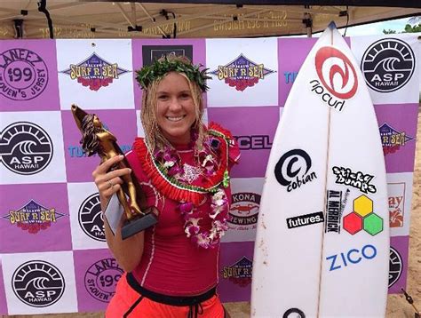 Shark-attack survivor Bethany Hamilton wins pro surf contest at Pipeline