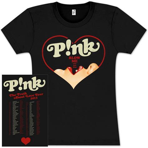 Pink P!nk Blow Heart Jr Tour T-Shirt