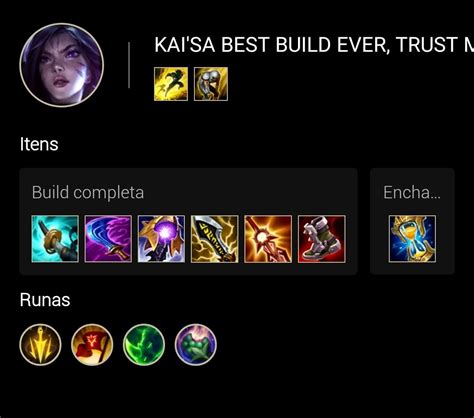 Best Kai'sa Build : r/kaisamains