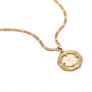 Estée Lalonde Octagonal Necklace 18ct Gold Plate – Daisy London