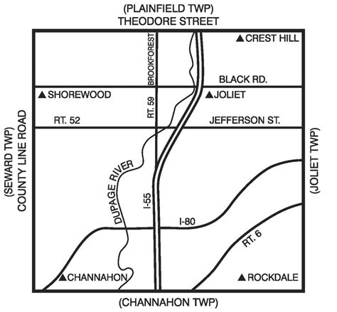 Troy Township Boundary Map – Troy Township