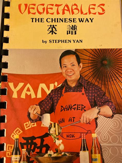 A RARE COOKING Treasure vegetables the Chinese Way Wok With Yan Television Cookbook by Stephan ...