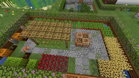 Vegetable Garden and Well Minecrafty Town Minecraft Map