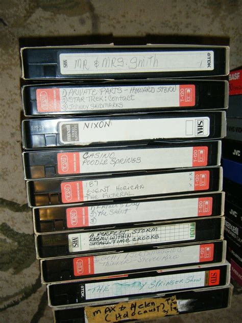 Lot of 10 Used VHS TAPES 4 LOTS AVAILABLE LOT#10 - VHS Tapes