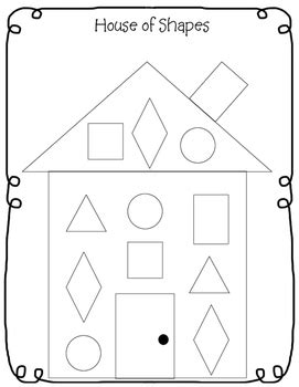 House of Shapes by Little Learning Lane | Teachers Pay Teachers