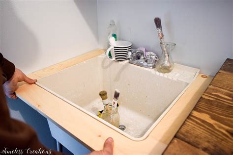 DIY Utility Sink Makeover - Timeless Creations