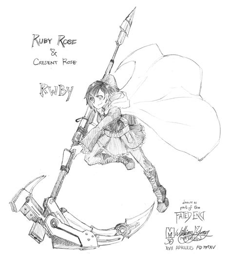 Ruby Rose, 'Crescent Rose' by Meto30 on DeviantArt