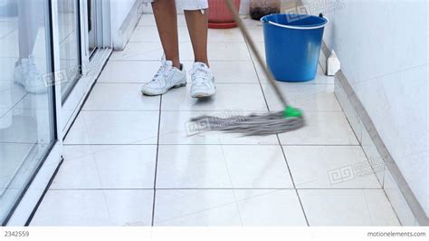 Mopping The Floor Stock video footage | 2342559