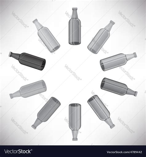 Bottles set Royalty Free Vector Image - VectorStock