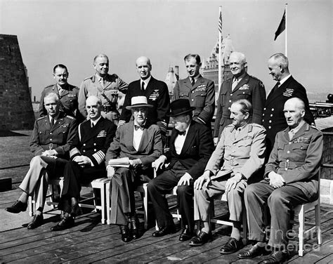 Quebec Conference, 1944 Photograph by Granger