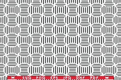 SVG Black White Lines Seamless Pattern Graphic by DesignStudioRM · Creative Fabrica