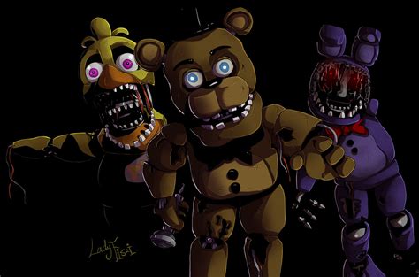 withered animaronics fnaf 2 door ladyfiszi d9f1f7h - Five Nights at ...