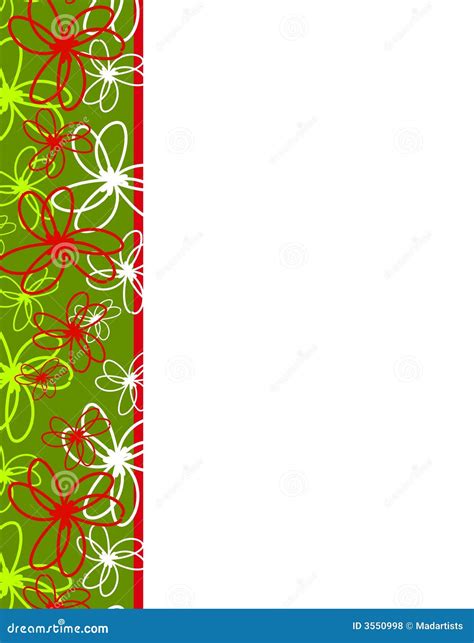 Artsy Ribbons Christmas Border Royalty Free Stock Photos - Image: 3550998