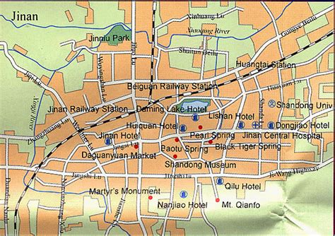 Jinan Map - China