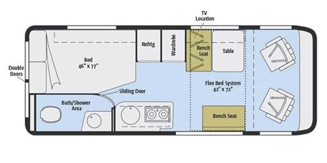 2017 Winnebago Travato Floor Plan | Floor Roma