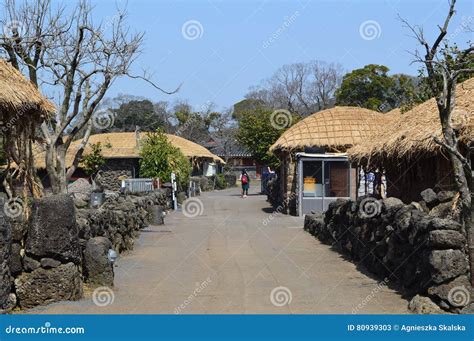 Seongeup Folk Village, Jeju Island, Korea Editorial Stock Photo - Image of folk, seongeup: 80939303