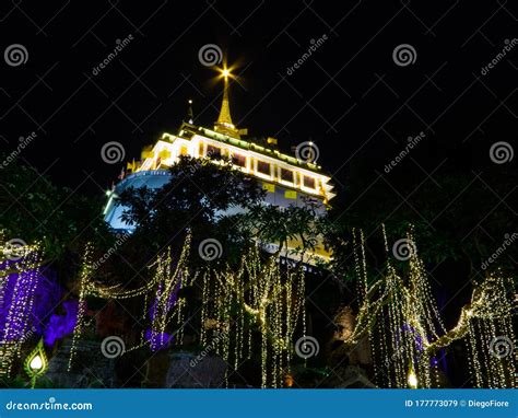 Wat Saket, Bangkok, Thailand Stock Image - Image of buddha ...