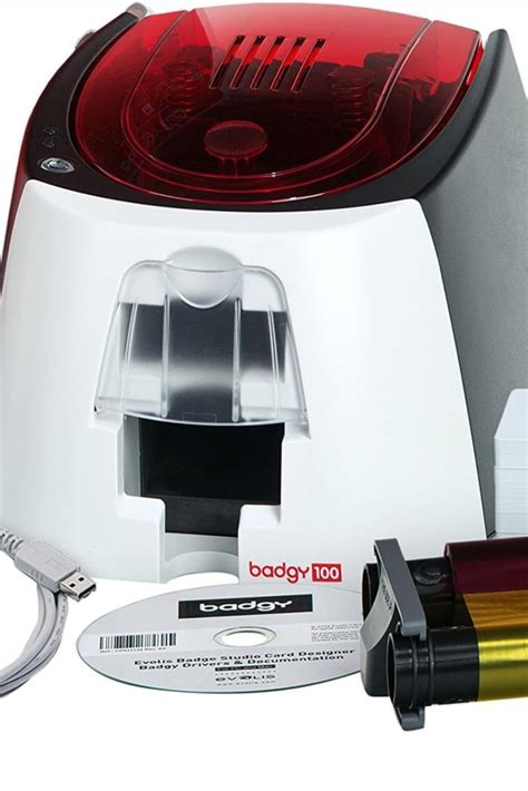 Badgy100 Color Plastic Card Printer | Card printer, Id design, Best printers