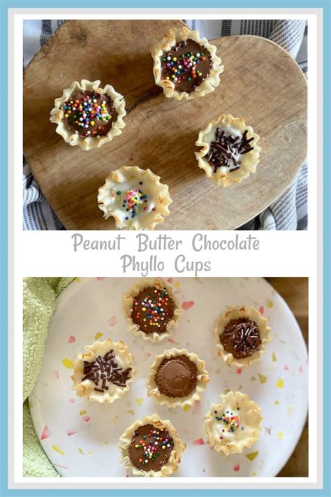 Peanut Butter Chocolate Phyllo Cups - Pam's Daily Dish