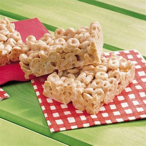 Cheerios Marshmallow Cereal Bars Recipe | Yummly | Recipe | Cereal bars ...