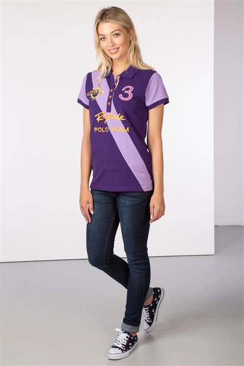 Ladies Sally Polo Club Polo Shirt | Rydale UK Polo Shirt Women, Polo Shirts, Equestrian Sports ...