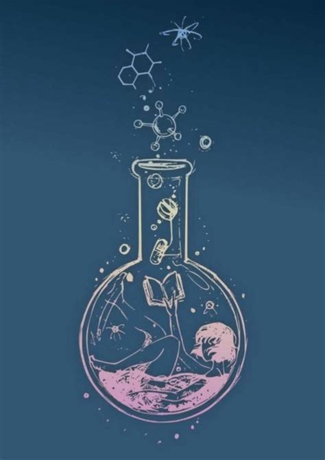 cute science wallpaper | Chemistry art, Chemistry drawing, Biology art