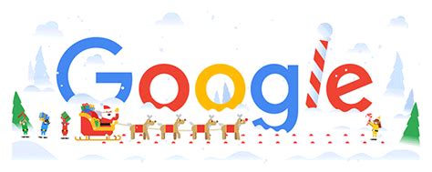 Google Begins Their Happy Holidays Doodle Show