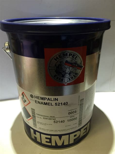 Hempel's Hempalin enamel white 10000 5 ltr - Newline Chandlery