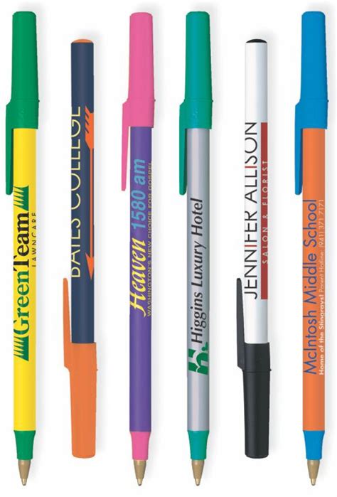 Bic Roundstic Pens Custom Imprinted Logo Promotional Pen