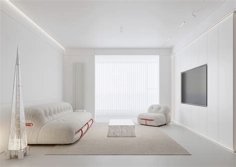 Minimalist White Interiors With Unique Furniture Designs - Decor Magazine