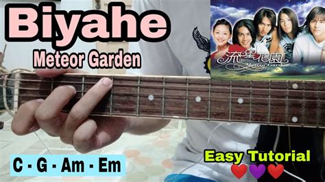 Biyahe Guitar Tutorial - Meteor Garden (EASY CHORDS) - YouTube