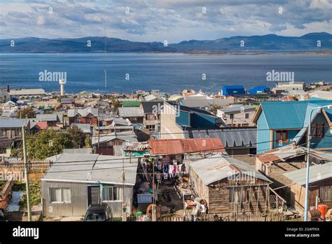 Aerial view of Ushuaia, Argentina Stock Photo - Alamy