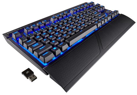 Opiniones sobre Teclado Gamer Corsair K63 LED Azul, Teclado Mécanico, Cherry MX Red, Inalámbrico ...