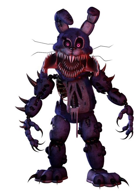 [FNaF TTO/C4D] Twisted Bonnie v2 Full Body by arielpalacios on DeviantArt