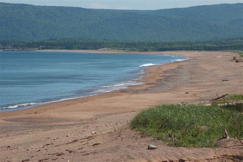 This is a great picture of the beach at Cabot Landing in Northern Cape Breton. This is on the ...